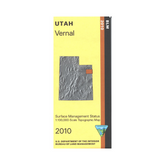 Vernal, Utah - 30x60 Minute BLM Surface Management Map